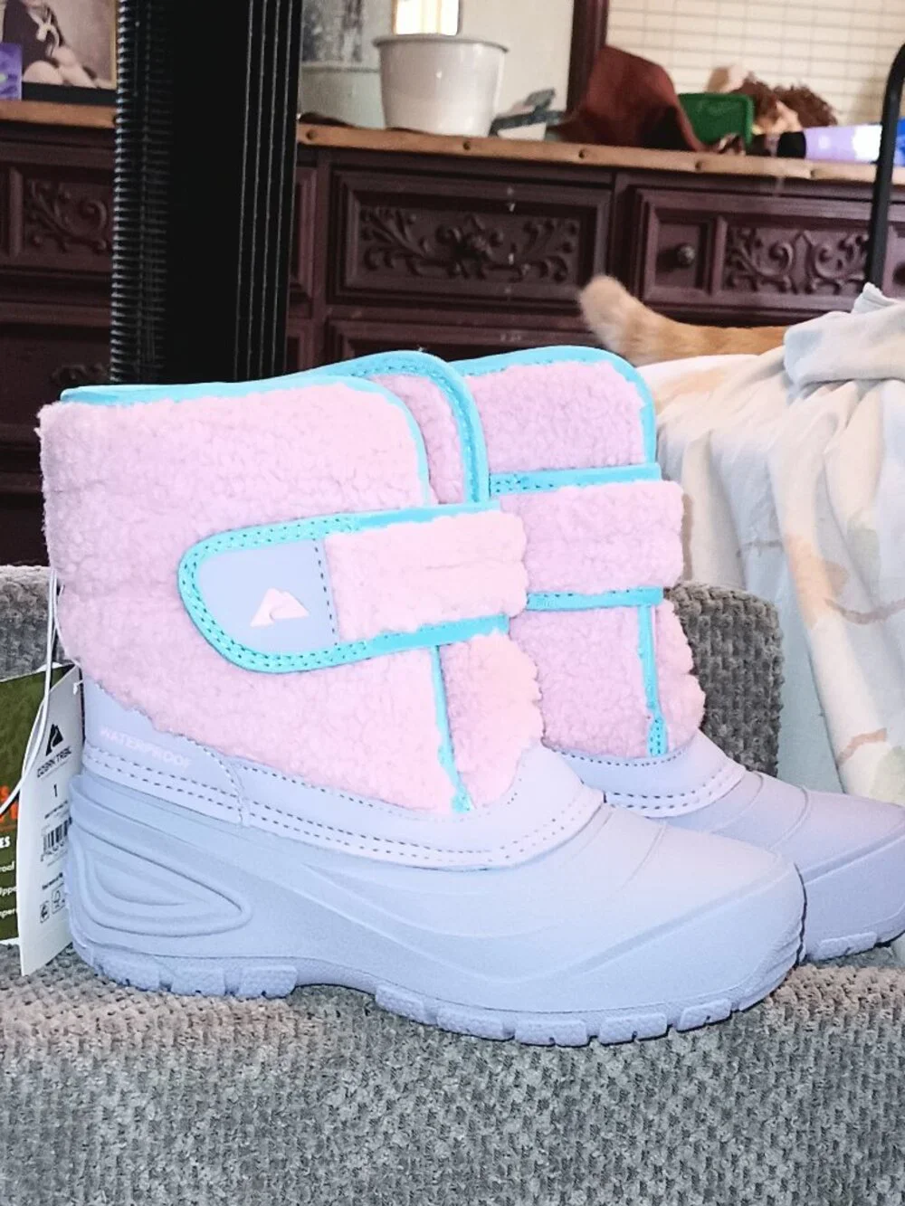 NEW Ozark Trail Kids Waterproof Shell Winter Boots 13
